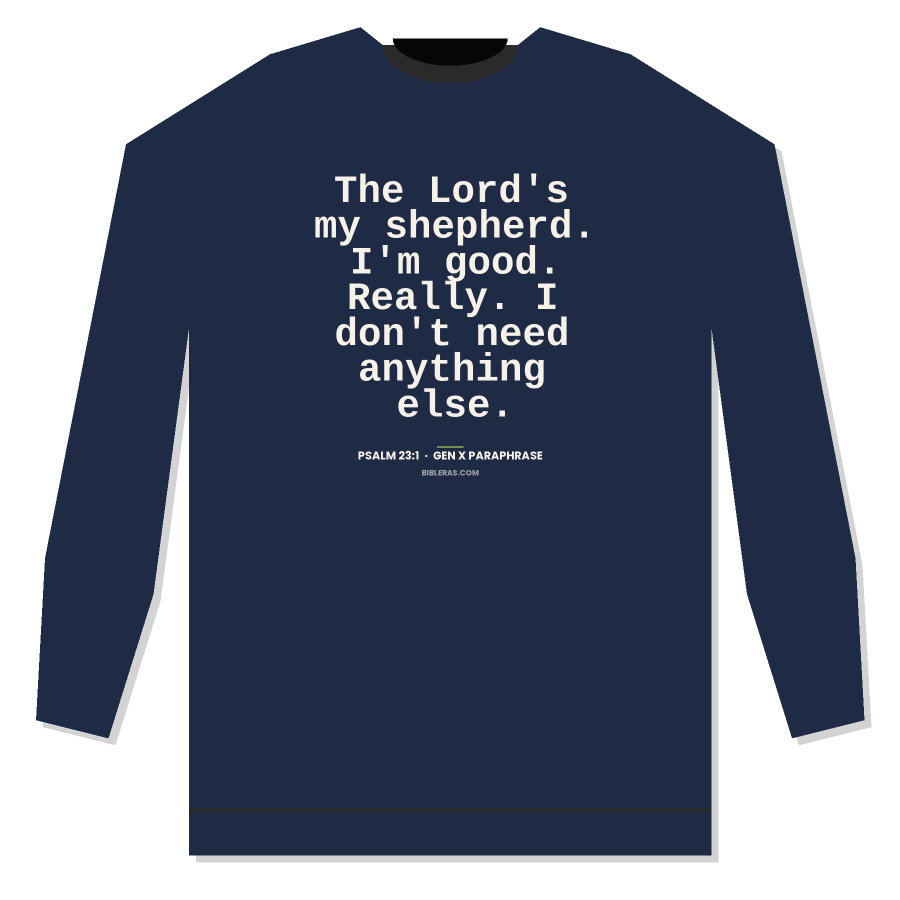 Psalm 23:1 Crewneck Sweatshirt